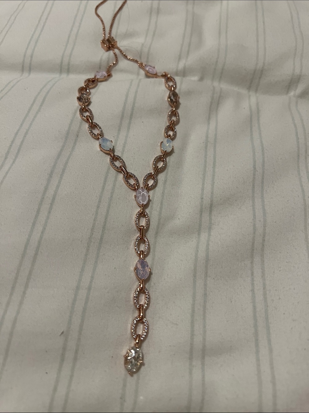 Rose Gold Plated Desert Oasis Jewel Candy Necklace